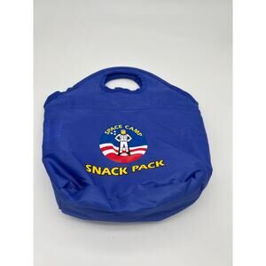 Space Camp Snack Pack Blue Lunch Zip Bag Insulated Tote Astronaut Logo